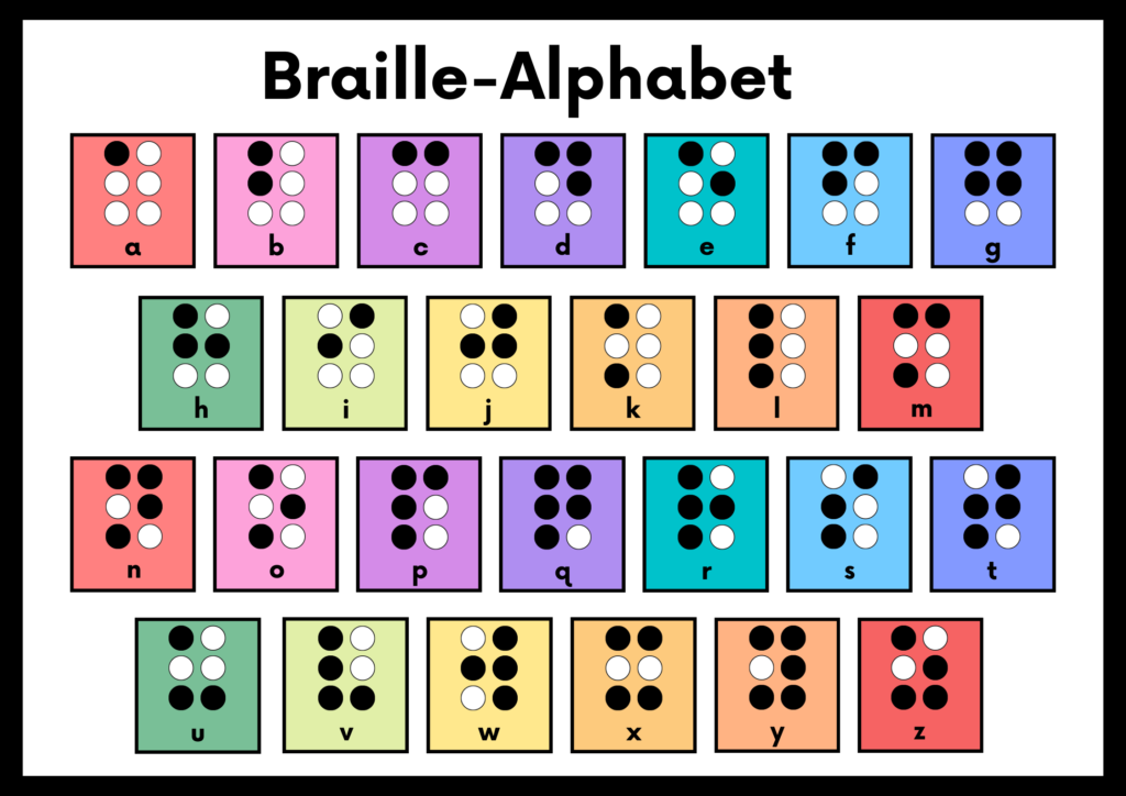 Brailleschrift: Welt Braille Tag